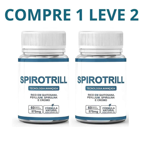 Spirotrill 60 Cápsulas - Aliado No Emagrecimento Natural