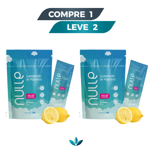 Nulle - Suplemento de Magnésio em Promoção! Sabor: Pink Lemonade.